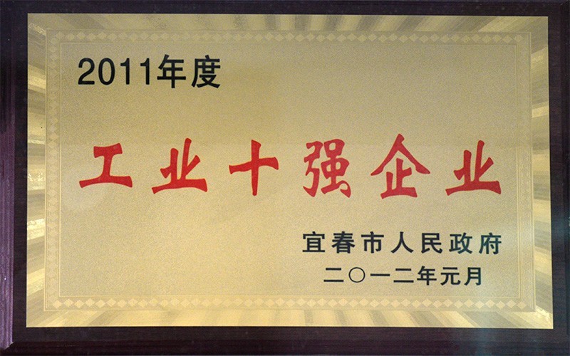 工業(yè)十強企業(yè)